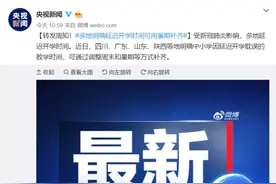 转发周知！多地明确延迟开学时间可用暑期补齐图片