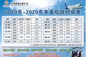 天水机场2月部分航班取消，延期返校师生实施免费退改政策图片