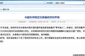 网传“零号病人”？武汉病毒所回应了图片