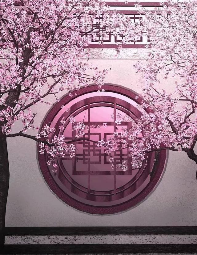 48首桃花诗词，桃之夭夭，许你十里桃花