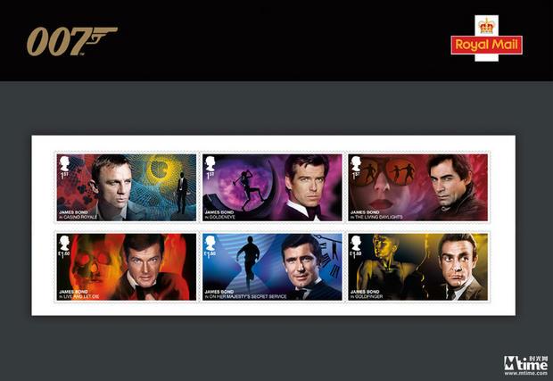 致敬经典！英国发行"007"系列纪念邮票