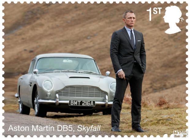 致敬经典！英国发行"007"系列纪念邮票