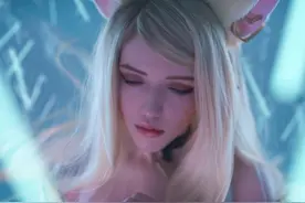俄妹勾魂COS！Lada LYUMOS完美演绎至臻阿狸无限魅惑图片