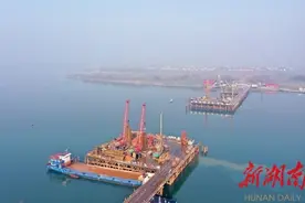 酣战沅江 圆梦高铁——常益长铁路全线重点控制性工程沅江特大桥施工见闻图片