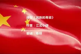 央视主持人80岁陈铎深情朗诵哈尔滨出品长诗《民族的脊梁》图片