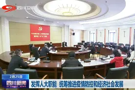 四川新闻丨发挥人大职能 统筹推进疫情防控和经济社会发展图片