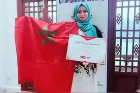 面对疫情，这位优秀的摩洛哥女孩决定留在武汉图片