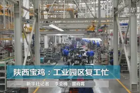 陕西宝鸡：工业园区复工忙视频封面