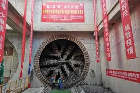 刚刚，宁波地铁5号线一期首个盾构区间双线贯通图片