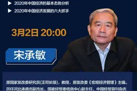 21大学｜发改委宋承敏：为什么说疫情对经济的冲击是暂时的图片