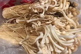 新隆嘉超市售卖金针菇变色 市民质疑被浸泡过不明制剂图片
