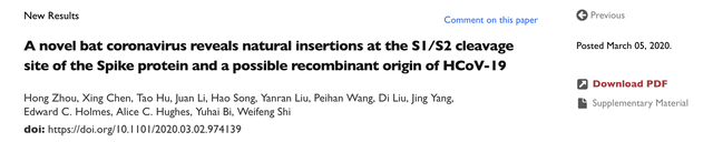 云南一种新蝙蝠冠状病毒力证新冠起源于自然！提示重组线索