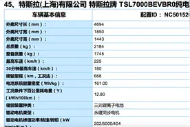 长续航版国产Model 3进入新能源车推广目录，续航里程668公里图片