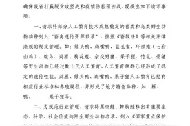 疫情过后还要养殖果子狸？某地政府部门请示报告引关注图片