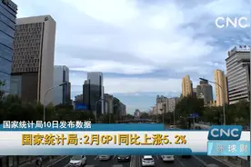 国家统计局:2月CPI同比上涨5.2%视频封面