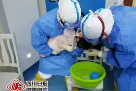 3个月大确诊宝宝出院了！成都年龄最小新冠肺炎患者治愈图片
