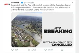 F1揭幕战澳洲站将取消！迈凯伦车队退赛成导火索图片