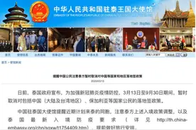 中国驻泰使馆提醒：泰方暂时取消对部分国家和地区落地签政策图片
