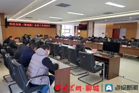 聊城市自然资源和规划局召开郑济高铁（聊城段）征地工作调度会图片