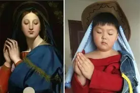 河南这群小学生要火！宅家模仿名画摆拍，网友：戏精本精图片