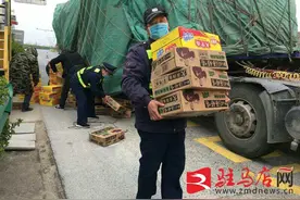 复产路上遇险情 党员化身搬运工图片