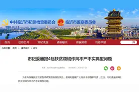 临沂市纪委通报4起扶贫领域作风不严不实典型问题图片
