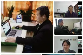 华中农大首次开展博士研究生“云答辩”图片