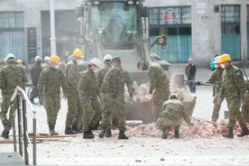 克罗地亚首都以北发生5.3级地震图片