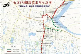 袍江这条路施工 这3条公交车将临时绕行图片