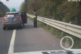 高速路上练车？！女儿真敢开，父母真敢陪图片