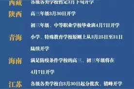 13省明确开学时间最新 2020年全国多地明确开学时间是几月几号图片
