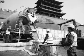 平遥古城基础设施改造吹响全面复工“冲锋号”图片