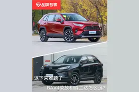 这下有难题了 RAV4荣放和威兰达怎么选？图片