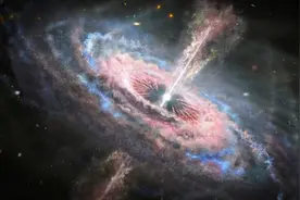 类星体风席卷整个星系！宇宙早期的动荡超乎想象图片