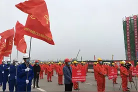 济宁内环高架建设按下施工“快捷键”图片