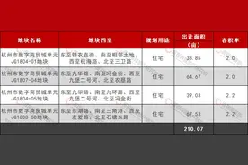 杭州翁梅乔司集中放量 4宗宅地预公告 3宗近主城1宗近地铁图片