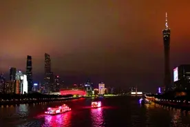 广州塔为地球熄灯1小时图片