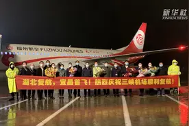 湖北复航后首个商业客运航班落地福州视频封面