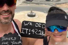 南非一对夫妇在自家阳台往返跑完马拉松！他们还有一个更大计划图片