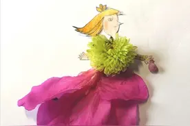 株洲：小学生“脑洞大开”瓜果蔬菜拼出千幅画作图片