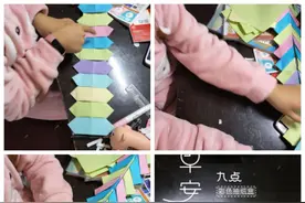 二七区大学路小学：居家自制小学具 探索数学大奥秘图片