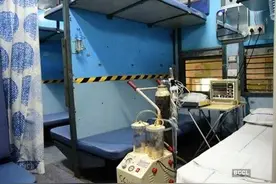 全球疫情｜印度要用火车车厢当隔离病房，这是样板间……图片
