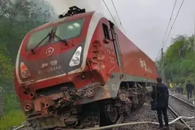 济南至广州T179次列车脱轨侧翻，1名铁路乘警不幸殉职，另4名旅客重伤图片