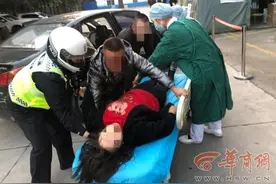 暖心！女子突然晕倒送医途中遇晚高峰 长安交警铁骑护送到医院图片