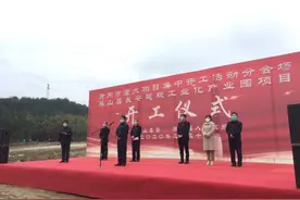 湖北英山县5个重点项目集中开工图片