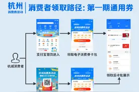 4月1日杭州将再行发放电子消费券，快上支付宝领取图片
