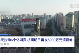 中国财富报道|4天拉动6个亿消费 杭州明日再发5000万元消费券视频封面