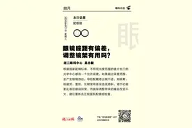 「眼科日历·4月1日」眼镜瞳距有偏差，调整镜架有用吗？图片