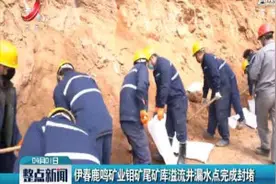 伊春鹿鸣矿业钼矿尾矿库溢流井漏水点完成封堵视频封面