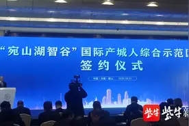 百亿项目签约！“宛山湖智谷”国际产城人综合示范区项目落户无锡锡山图片